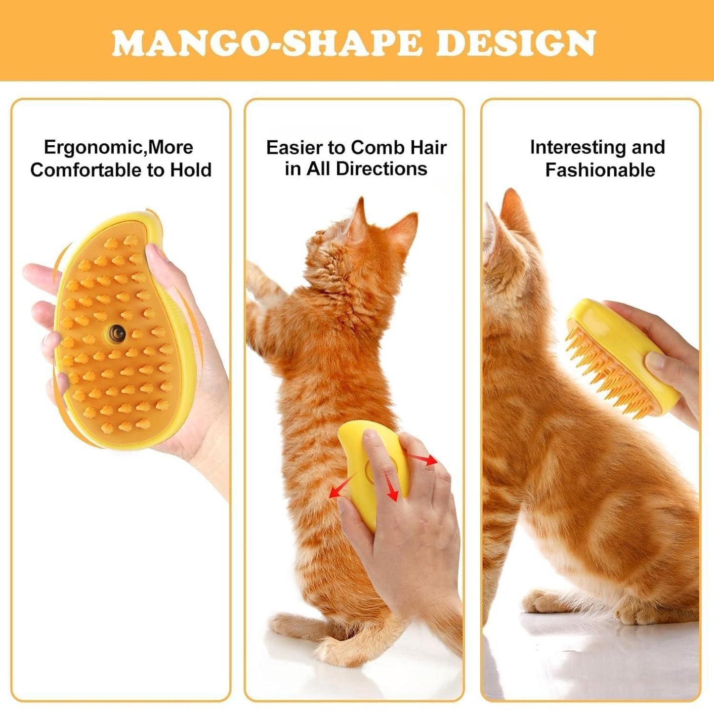 Steamy Pet Brush